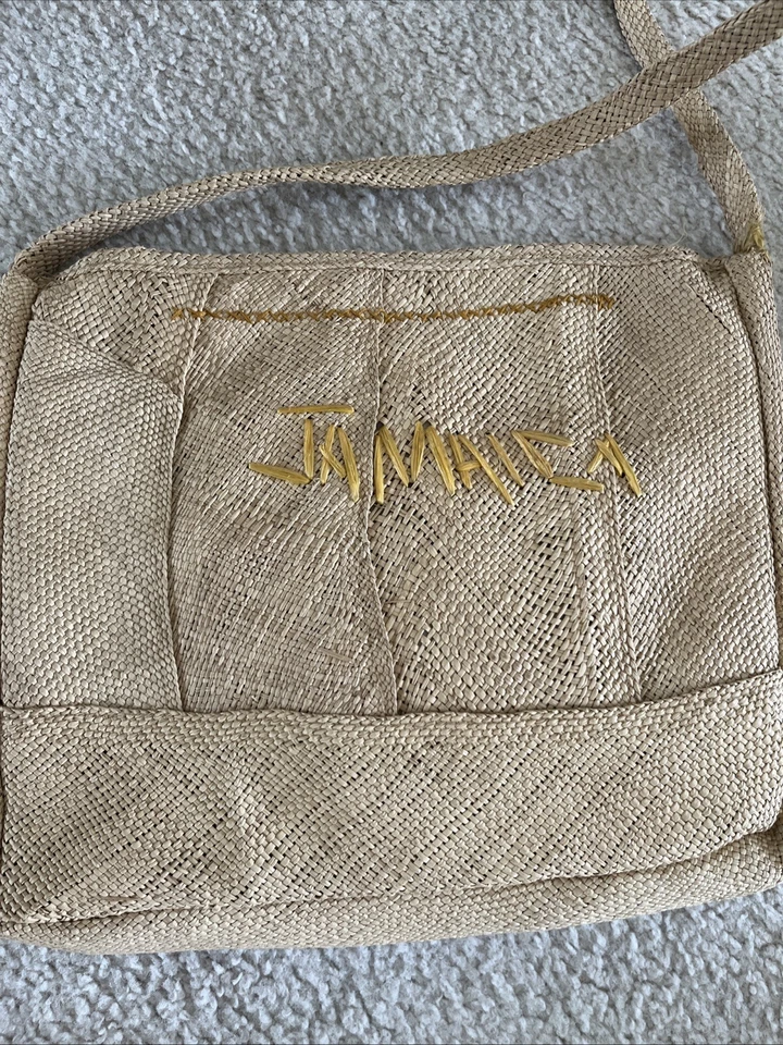 True Vintage Lot Of  4 1970s Straw Raffia Totes Purses Bags - Image 4 of 4