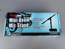 Proline Mini Boom Mic Stand Heavy Die Cast MS112BK w/Box Brand New