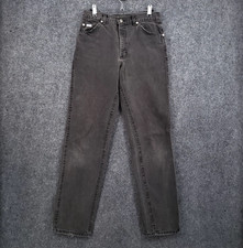 VINTAGE 90s Lee Riders Jeans Mens 30x32 Fits 28x32 Gray Straight Leg Denim USA