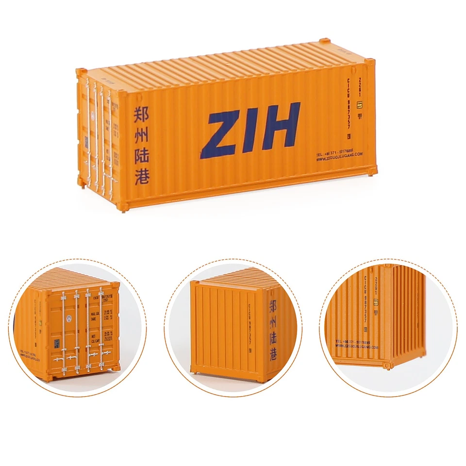 Evemodel N Scale 1:160 20ft Shipping Container 20' Cargo Box with Magnet C15007 - Image 3 of 4