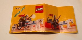 Vintage LEGO 6016 Knights Arsenal + Box, Instructions, 100 complete!