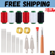 Big Eye Steel Needles Set, Stainless Steel Sewing Needle Kit Us
