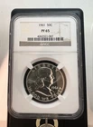 1961 Franklin Half Dollar NGC PF65 Proof Silver 90% 50c $1 NR!