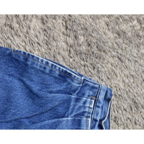 Calvin Klein Women's Size 10 Straight Jeans Blue Cotton Zip Solid Pleated - Picture 5 of 8