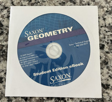 Saxon Geometry  Student Edition eBook CD Disc...