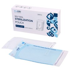 5.25" x 10" Self-Sealing Sterilization Pouches for Autoclave up to 2000