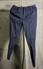 J.Jill Women's Navy Blue Side Zip Elastic Back Tailored Trousers Sz 4 30 Inseam — photo 1