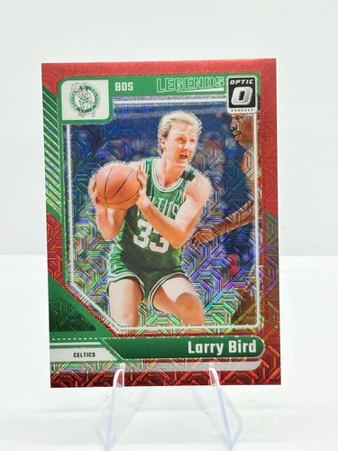 Larry Bird 2024-25 Panini Donruss Optic Choice Red Mojo Prizm /88 Legends #243