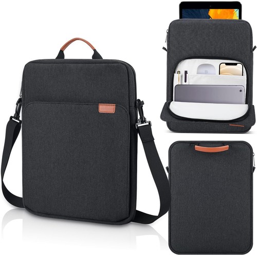 Case for 14.6" Samsung Galaxy Tab S11, iPad Pro 12.9" - Shoulder Bag, Grey