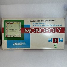 Vintage Monopoly Board Game Parker Brothers Real Estate Trading Classic 1973