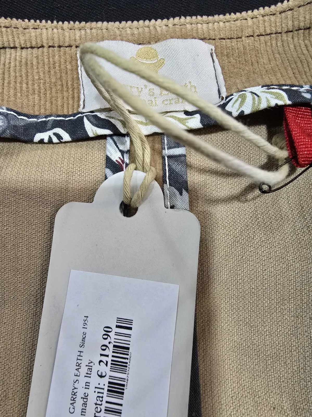 Garry's Earth Vest Handcrafted Made In Italy Size M Cod.45 - product detail image 9