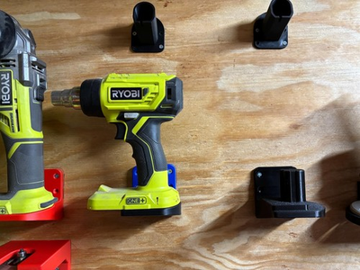 #ad #ad Ryobi 18v Tool Holder Wall Mount Two pack Left Facing. Shipping Included. $12.99
