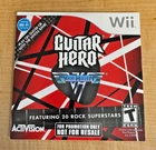 Guitar Hero: Van Halen (Nintendo Wii, 2009) Not For Resale FLAWLESS Disc