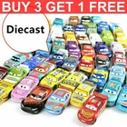 *Buy 3=1Free Disney Pixar Cars Lot Lightning McQueen 1:55 Diecast Model Toy Cars
