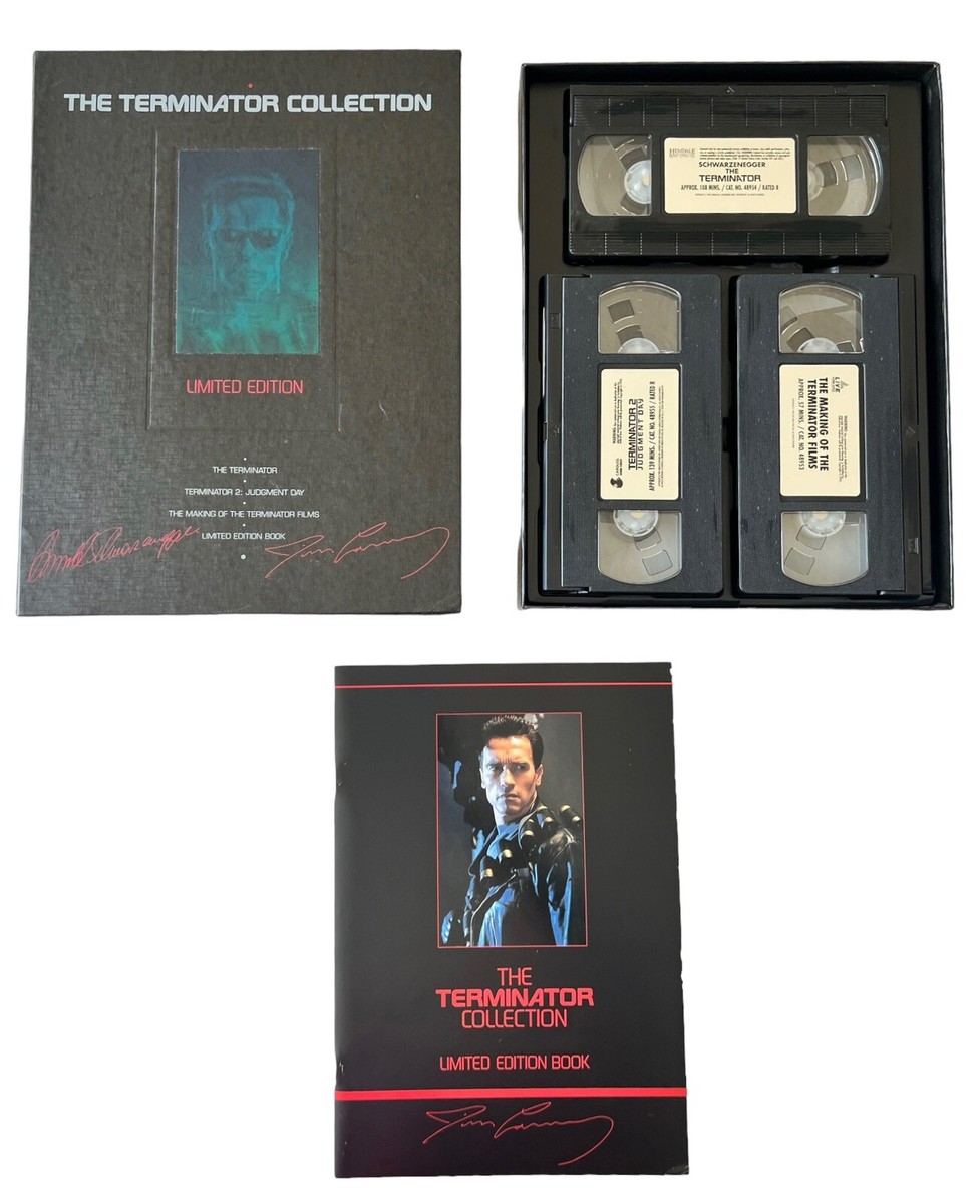 The Terminator Collection Limited Edition Box Set 3 VHS