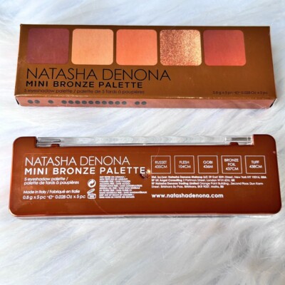 New In Box Natasha Denona Mini Bronze Eyeshadow Palette~5 x 0.028