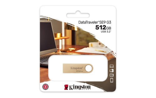 740617341324 Kingston Technology DataTraveler 512GB 220MB/s Metal USB 3.2 Gen 1 - Picture 5 of 11