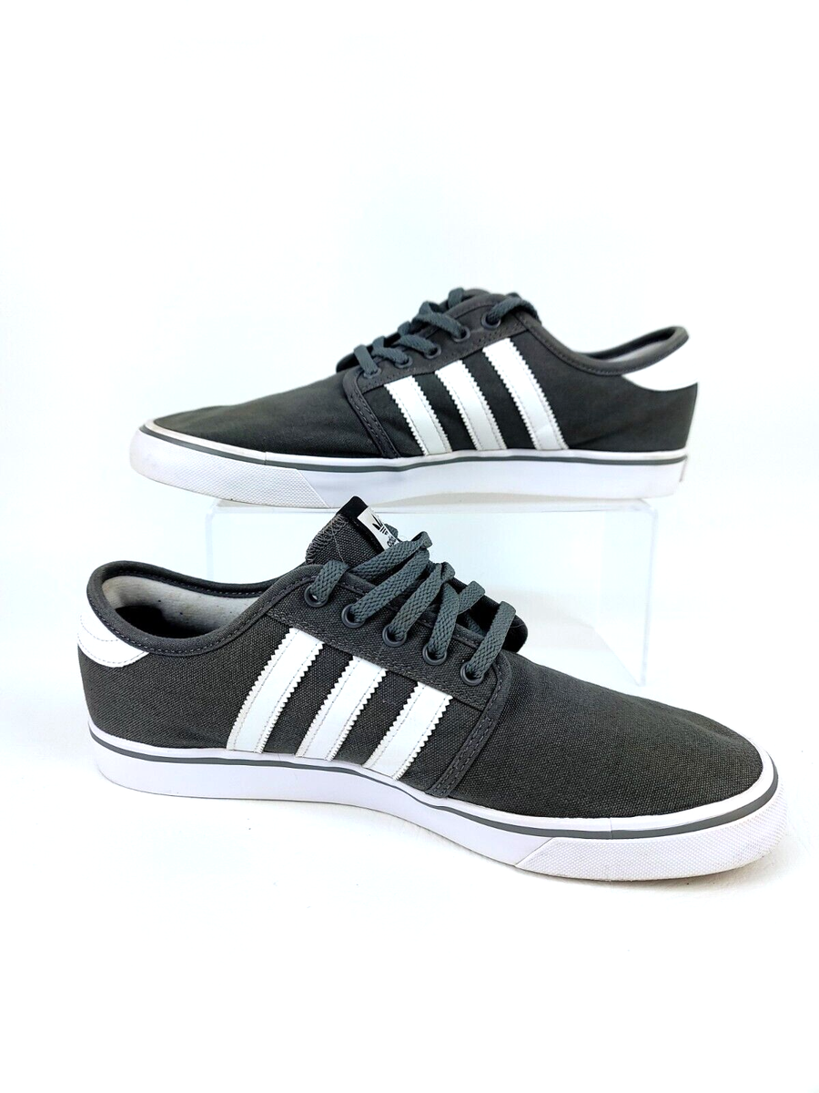 Adidas Grey/white Canvas Shoes LYV029001 size 9 Men | eBay Adidas Grey/white Canvas Shoes LYV029001 size 9 Men | eBay