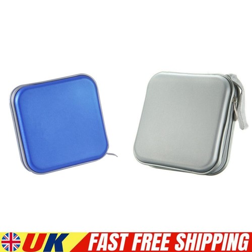 40pcs Capacity Disc CD DVD Wallet Storage Organizer Case Holder(Blue)