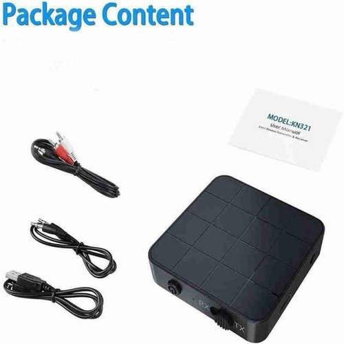 2 in1 Bluetooth 5.0 Wireless Audio Transmitter Receiver Adapter Hifi RCA B1Z9 - Afbeelding 7 van 8