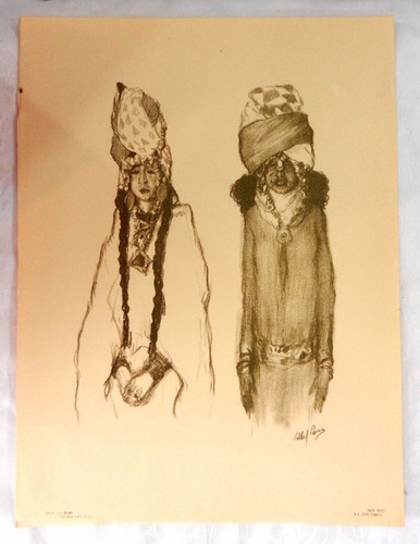 1930 Palestine ABEL PANN Bezalel ART PORTFOLIO Biblical 12 LITHOGRAPHS Judaica - Picture 9 of 12