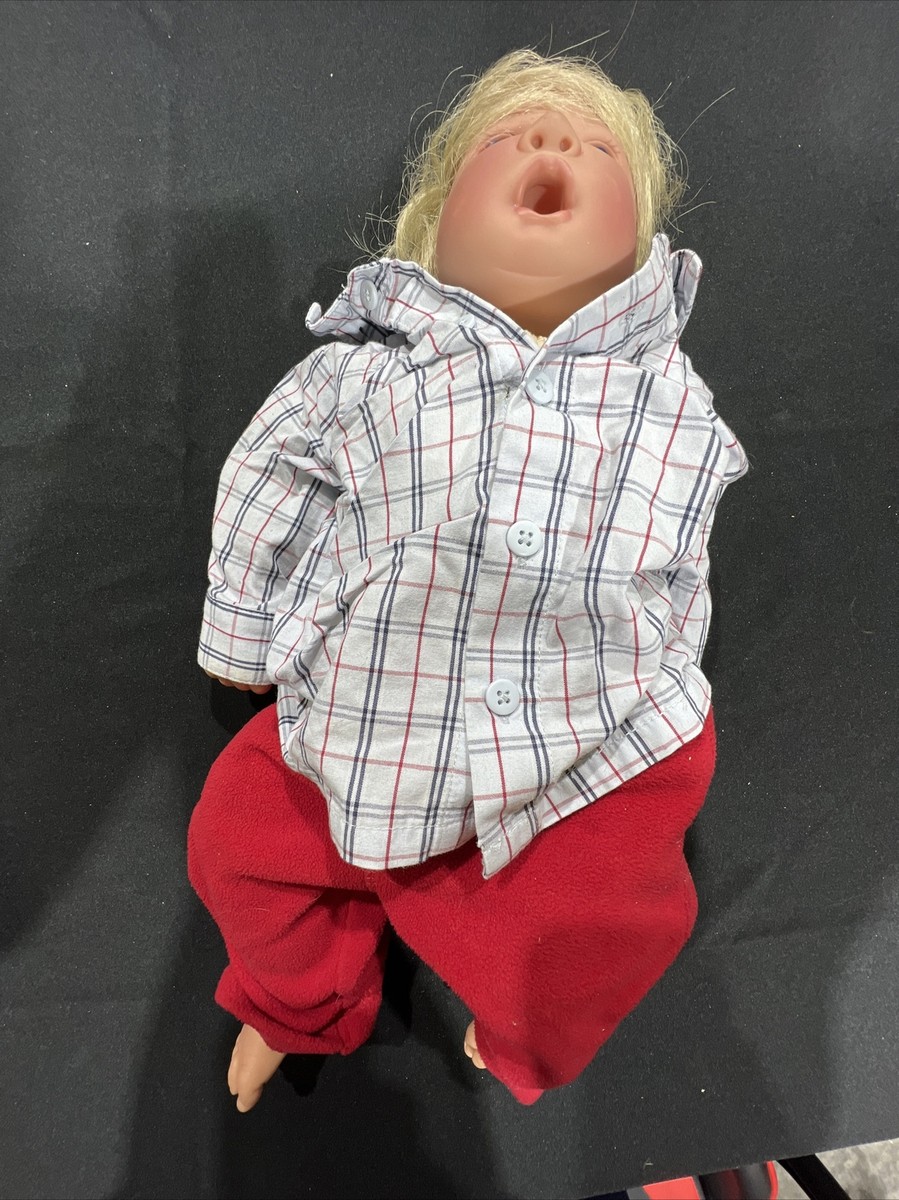 Lee Middleton 18” Baby Doll With Pacifier Opened Mouth 1996 USA