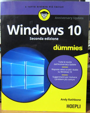 Libro Informatica Windows 10 For Dummies Rathbone 2a Ed. Hoepli 2017