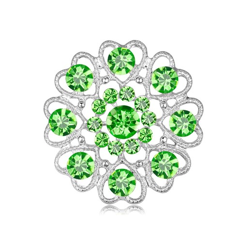 Rhinestone Crystal Bridal Bouquet Brooch Pin Wedding Party - Picture 16 of 18