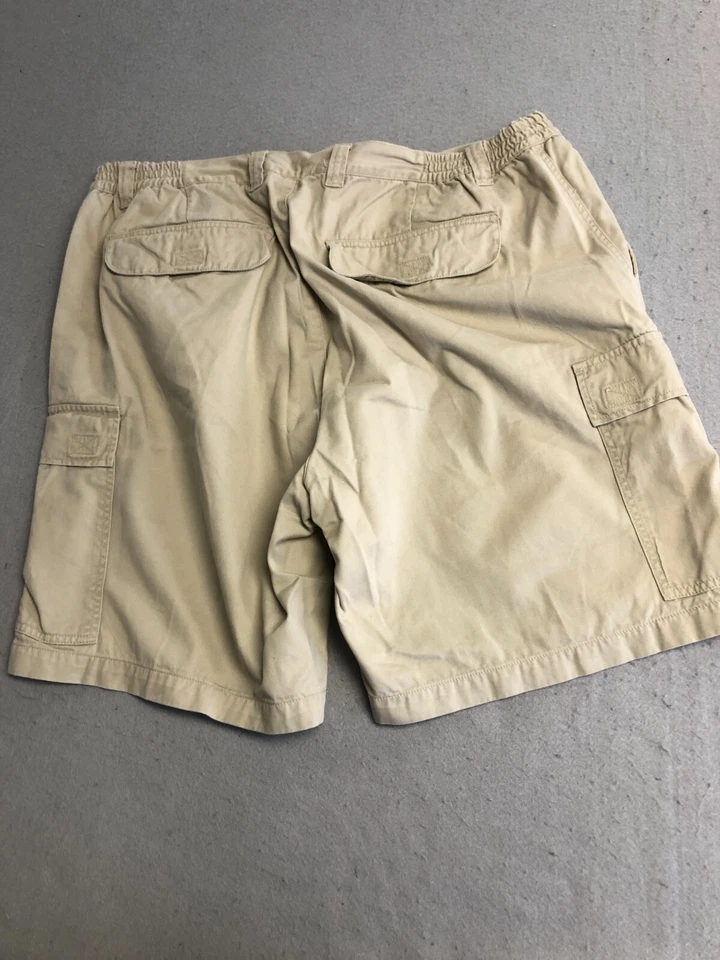 Shorts Architect Masculino 44 Safari Bege Cintura Elástica Plissada Carga Caminhadas Ao Ar Livre - Imagem 3 de 4