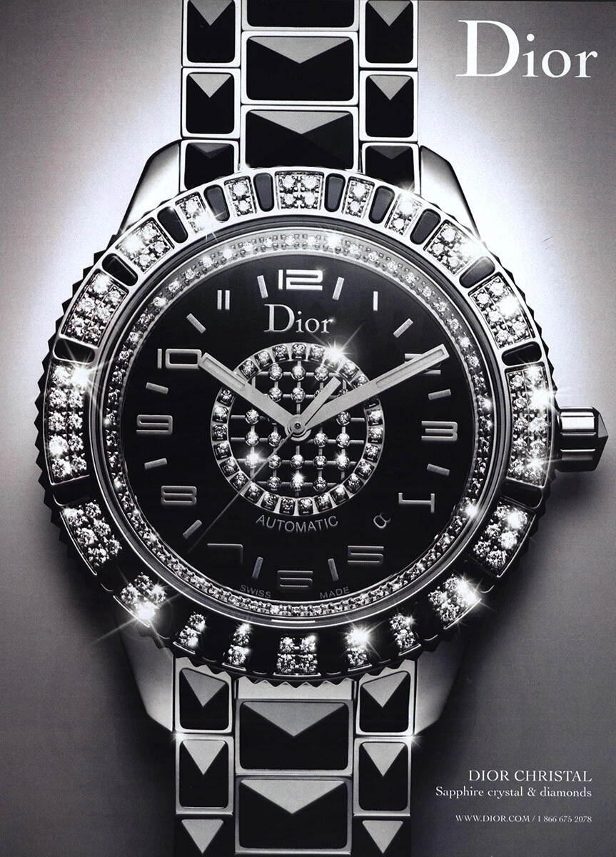 Montre Dior 2010 : Christal Vintage Print Ad