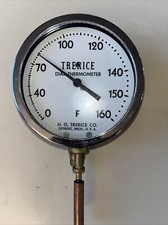TRERICE DIAL THERMOMETER 0-160 F MADE IN DETROIT