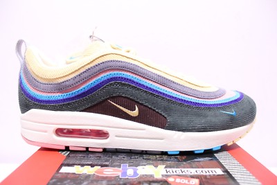 Nike Air Max 1/97 Sean Wotherspoon Blue Fury Lemon Wash Mens Size