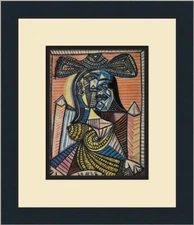 Pablo Picasso Seated Woman III Custom Framed Print