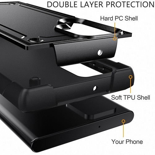 For Samsung Galaxy S24+ S24 Ultra Hard Rugged Phone Case Cover /Screen Protector - Picture 11 of 30