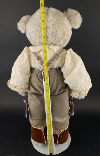 Vintage 1987 Tilly Collectibles Helga Von Hindenbear German Teddy Bear Set of 2 - Picture 3 of 12