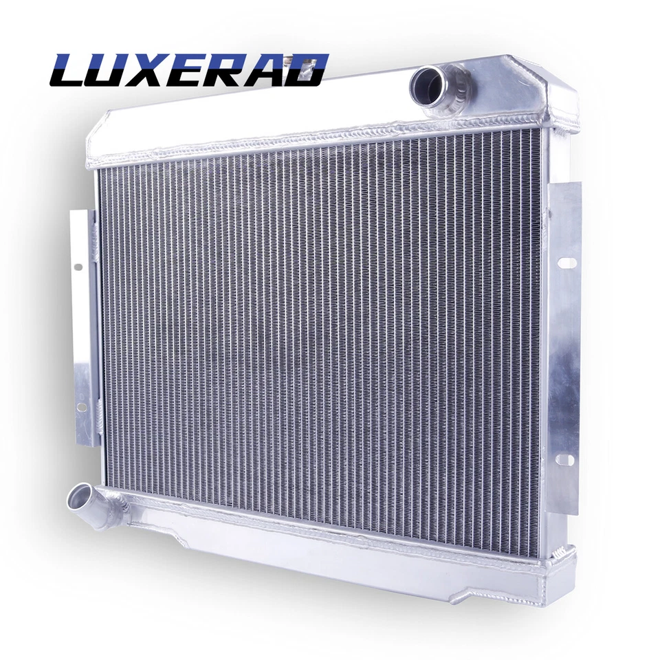 Radiador de refrigeración de carreras 3 filas núcleo completo de aluminio para Jeep CJ5/CJ6/CJ7 1972-1986 Foto 4 de 4