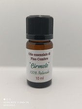 Cirmolo olio essenziale 100% pino cembro 10 ml. olio essenziale bio pinus cembra