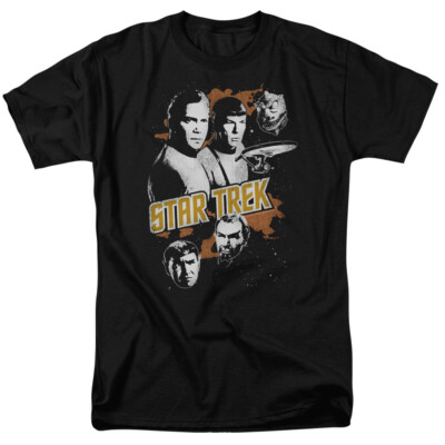 STAR TREK GRAPHIC GOOD VS EVIL Licensed Adult Men's Graphic Tee Shirt SM-6XL