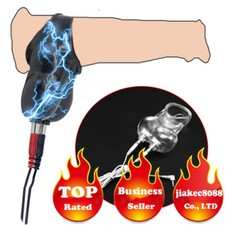 Male Ball Stretcher Chastity Cage Scrotum Testicle Delay Ejaculation Ring