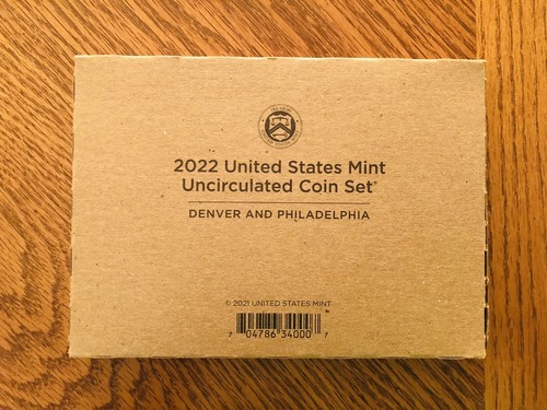 2022 US Mint Uncirculated Mint Set 20 Coin 22RJ Both P,D Sealed Box - Picture 3 of 4