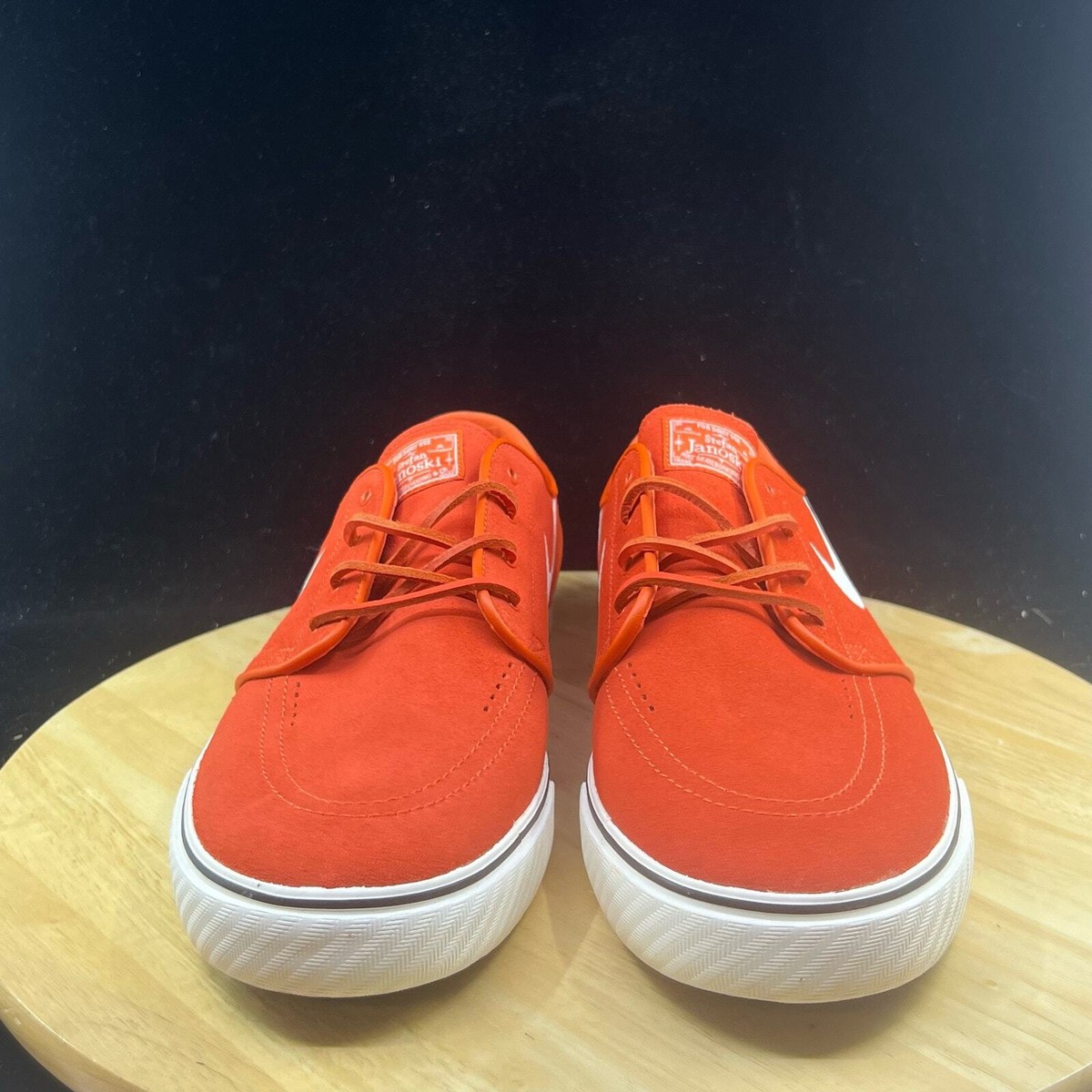 Nike SB Stefan Janoski Slip-On Orange Suede Skate Shoes FN5893-800 Men\'s Sz 7.5 Nike Mens Zoom Stefan Janoski Orange White Suede Skate Shoes  main image 3