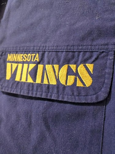 MINNESOTA VIKINGS Cliff Engle BUTTON SHIRT NFL ProLine Sz M MENS VINTAGE 80S - Picture 6 of 9