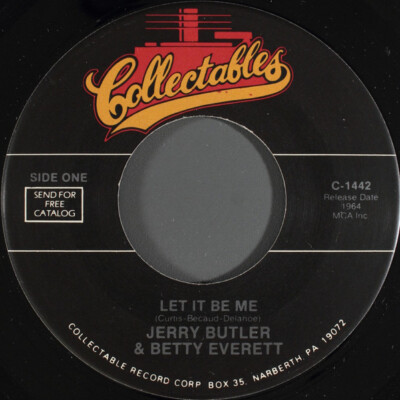 Jerry Butler & Betty Everett - Let It Be Me (7'', RE)