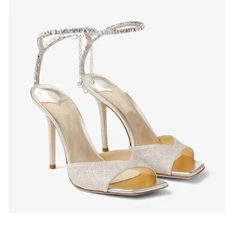 Womens Fashion Open Toe Diamante Ankle Strap Stiletto High Heel Sandal Shoes New