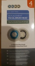 Brushmo Replacement Facial Brush Heads. 4 pk. Item 2580 Retail $46.00