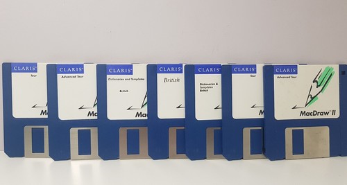 Vintage Apple Macintosh Voyager TurboCad Micromind MacDraw Works Retro Floppy - Picture 3 of 5