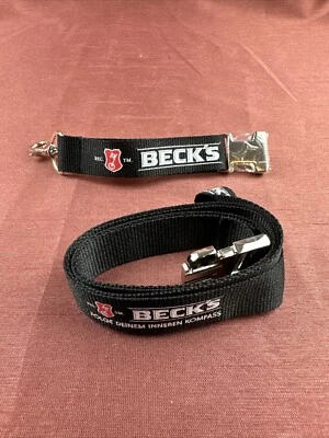 BECK'S Becks Bier Schlüsselband Schlüsselanhänger Umhängeband