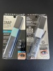 2x Maybelline Snapscara Mascara, Pitch Black 340 & 300 0.34 fl oz Ea New