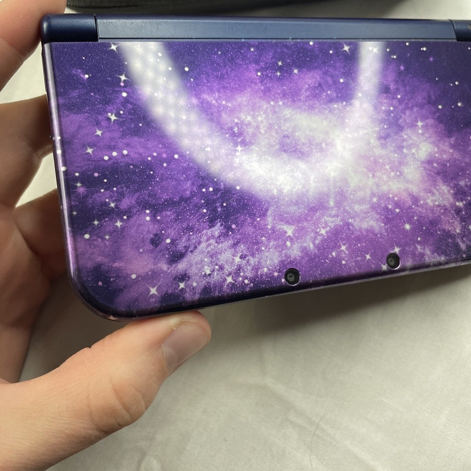 New Nintendo 3DS XL Galaxy Console w/ Charger & Case Game Stylus TESTED US Model eBay