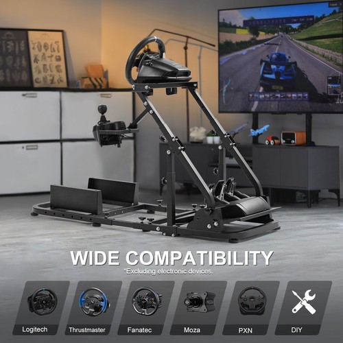 Marada Racing Sim Cockpit Stand Fit Logitech G29 G920 G923 G PRO Thrustmaster - Picture 10 of 21